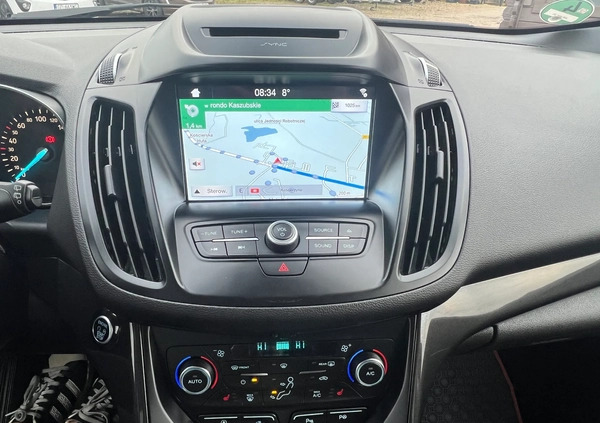 Ford Kuga cena 64900 przebieg: 131000, rok produkcji 2017 z Turek małe 326